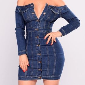 Denim dress